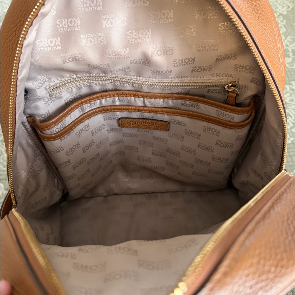 Brown Leather Backpack - image 5